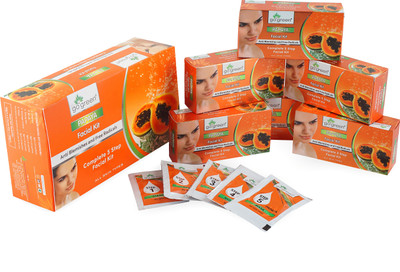 

Go Green PAPAYA ONE TIME FACIAL KIT - 30 GM EACH - 180 GM 180 g(Set of 6)