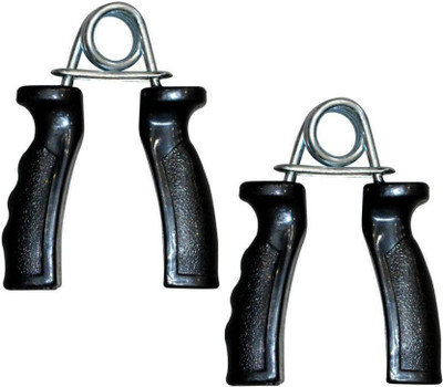 

Monika Sports 1 pair of plastic Hand Grip/Fitness Grip(Black)