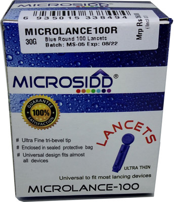 MICROSIDD MICROLANCE-100 Glucometer Lancets(100)
