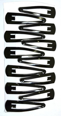 Garg Traders Hair Tic Tac Black Clip Tic Tac Clip(Black)