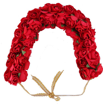 

Anuradha Art jewellery Hair Gajra Bun Clip(Red)