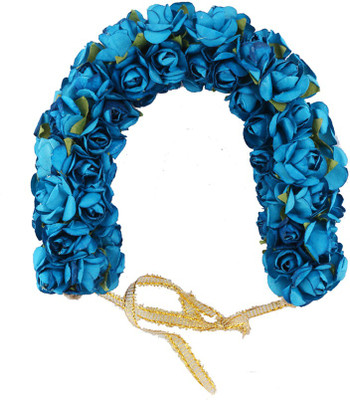 

Anuradha Art jewellery Hair Gajra Bun Clip(Blue)