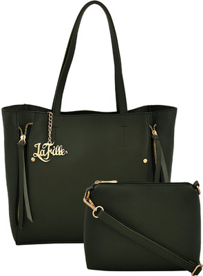 LaFille Hand-held Bag(Green)