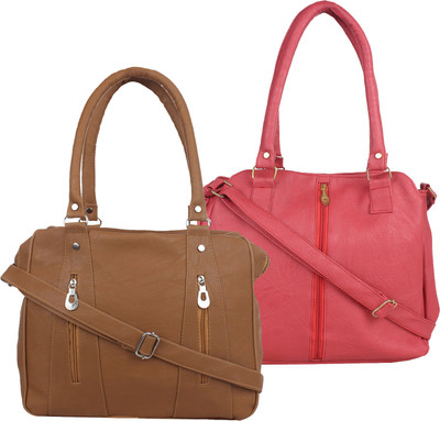 

Element Cart Messenger Bag(Brown, Pink)