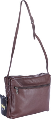

Yew Leather Labs Messenger Bag(Brown)