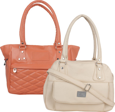 

Element Cart Shoulder Bag(Tan, White)