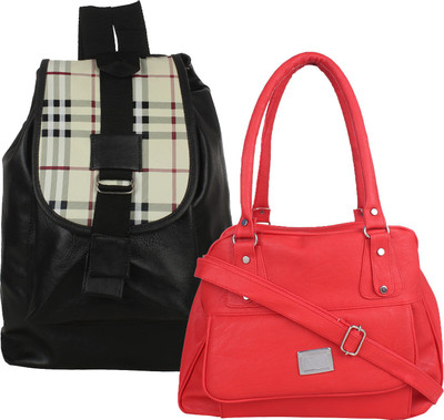 

Element Cart Shoulder Bag(Black, Red)