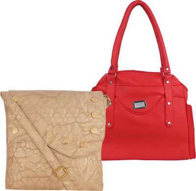 

Fillincart Shoulder Bag(Beige, Red)