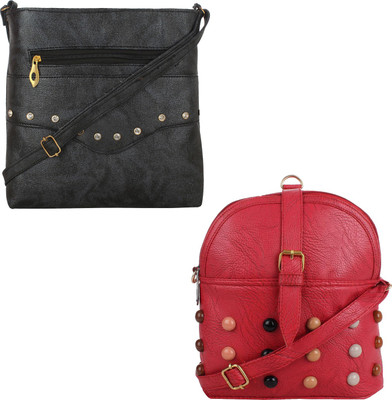 

Fillincart Shoulder Bag(Black, Red)
