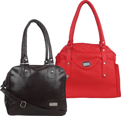 

Element Cart Shoulder Bag(Brown, Red)