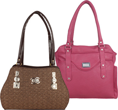 

Element Cart Shoulder Bag(Brown, Pink)