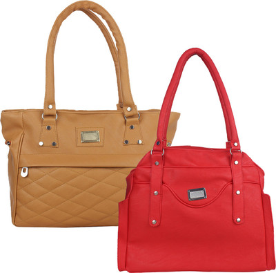

Element Cart Shoulder Bag(Red, Tan)