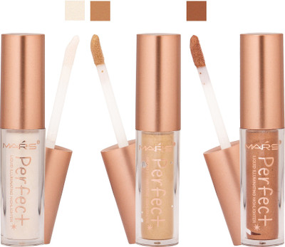 

Mars Face Glow Illuminator Highlighter Pack of 3 Highlighter(Glittering Charm)