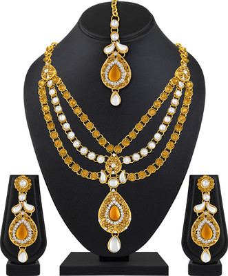 

Spargz Alloy Jewel Set(Gold)