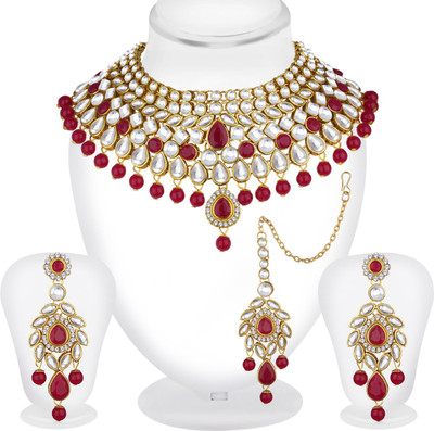 Spargz Alloy Jewel Set(Gold)