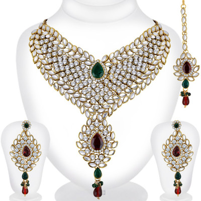 

Spargz Alloy Jewel Set(Gold)