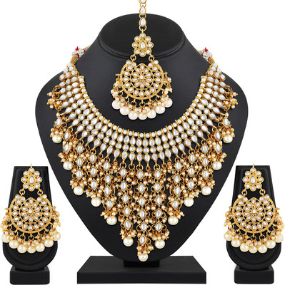 

Spargz Alloy Jewel Set(Gold)