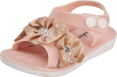 

Yellow Bee Girls Velcro Mary Janes(Beige, Mauve