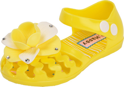 

Yellow Bee Girls Velcro Mary Janes(Yellow