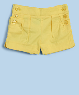 52% OFF on United Colors of Benetton Short For Girls Cotton(Yellow) 52% OFF on United Colors of Benetton Short For Girls Cotton(Yellow)