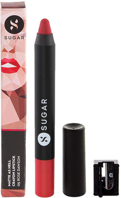 

Sugar Cosmetics Matte As Hell Crayon Lipstick 05 Rose Dawson (Rose Pink)((Rose Pink))