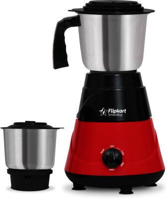 

Flipkart SmartBuy PowerChef Basic 500 W Mixer Grinder(Red, Black, 2 Jars), Black;red