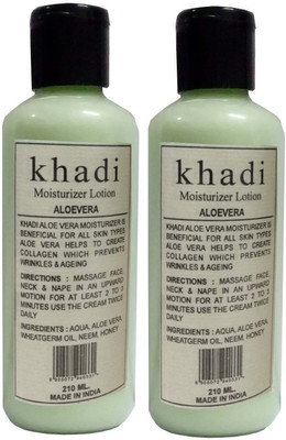 

Khadi Herbal Aloevera moisturizer Lotion(420 ml)