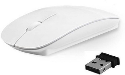 

mobcom Multipurpose Wireless mouse Wireless Optical Gaming Mouse(2.4GHz Wireless, White)