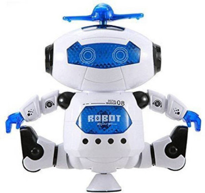 

SBJCollections 360 Degrees Rotation Digital Naughty Dancing Robot(White)