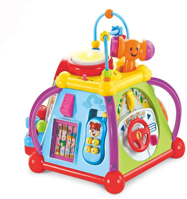 

TOYZTREND MUSICAL ACTIVITY PYRAMID PLAYSET WITH LIGHTS FOR KIDS(Multicolor)