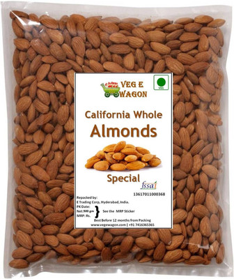 

Veg E Wagon Almonds - California # 1 500 Almonds(500 g, Pouch)