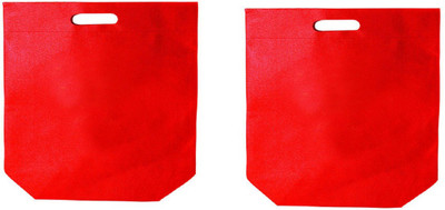 

Handicraft Solid Party Bag(Red, Pack of 2)