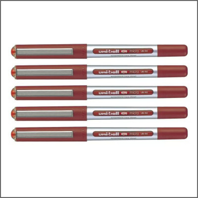 

Uni Ball red Roller Ball Pen(Pack of 5)