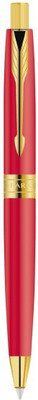 

Parker Aster Matte Red GT Gold Trim, Red Body, Blue Ink, Fine Point Ball Pen