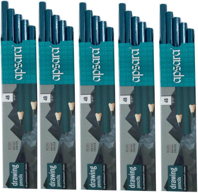Apsara 4B DRAWING PENCILS Pencil(Multicolor)
