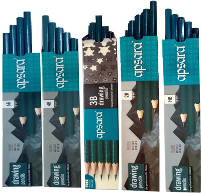 Apsara Hb Drawing Pencils 2b Drawing Pencils 3b Drawing Pencils 4b