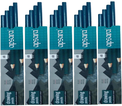 

Apsara 6B DRAWING PENCILS Pencil(Set of 50, Multicolor)