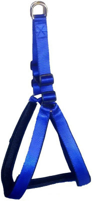 

PET HUB Dog Standard Harness(, BLUE 0.75 INCH NYLON MATERIAL WITH PADDED BODY HARNESS FOR  PET, Blue 0.75 inch nylon material with padded body harness for small pet