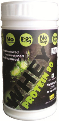

DEVELO WHEY PROTEIN CONCENTRATE 80 RAW POWDER Whey Protein(227 g, 0.5 pounds, Unflavored)