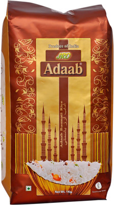 

Adaab 1121 Steam Premium Pack Of 3 Basmati Rice (Long Grain, Raw)(1)
