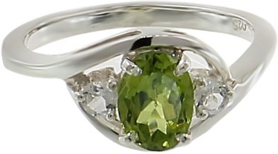 Reeva designs Sterling Silver Peridot, Topaz Sterling Silver Plated Ring