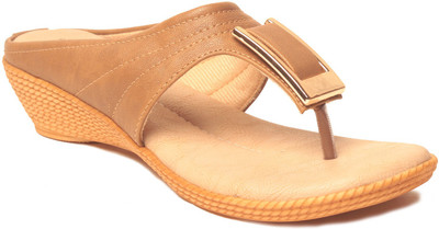 

MSC Women Beige Wedges