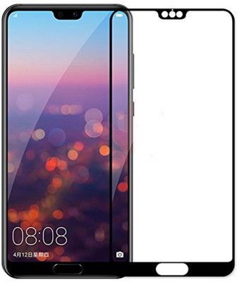 Tarkan Tempered Glass Guard for Huawei P20 Pro Premium Curved Anti Burst Tempered Glass Screen Protector (Carbon Black)(Pack of 1)