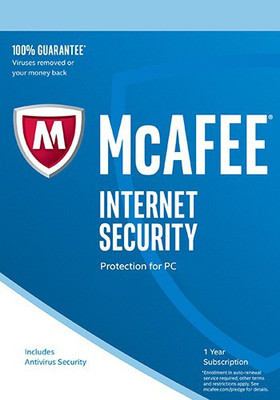 

McAfee Internet Security 1 User 1 Year(CD/DVD)