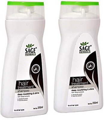 

Sage Herbals Hair treatment Shampoo Deep Nourishing And Shine with Herbal Extracts(200 ml)