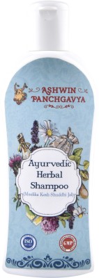 

Ashwin Panchgavya Ayurvedic Herbal Shampoo Moolika Kesh Shuddhi Jal(100 ml)