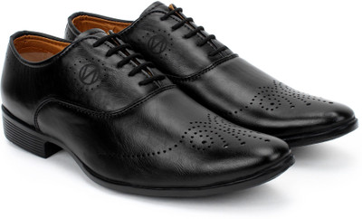 

BUWCH Buwch Formal Black Shoe For Men Lace Up For Men(Black