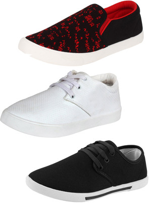 

Sporter 749-349-462 Slip On Sneakers For Men(Black, Red, Multicolor