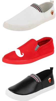 

Wwodcell Loafers For Men(Multicolor, White