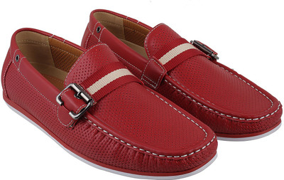 

Metro Lifestyle Loafers For Men(Red, 44;maroon